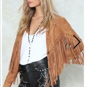 ISO - Life's a Rodeo Fringe Jacket - SIZE 8